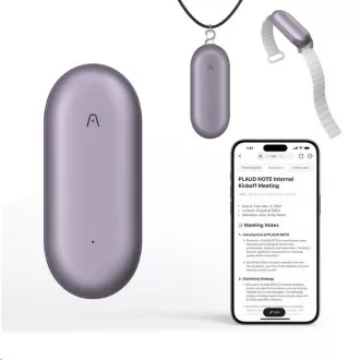 PLAUD Note Pin Purple - AI Voice Recorder (2025)