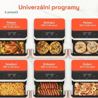Cosori TF101S Dual blaze TwinFry 10l Heißluftfritteuse - weiß