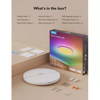 Govee RGBICWW Smart Runde Deckenleuchte 2400lm 30cm Matter