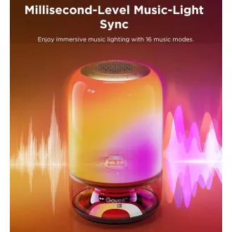 Govee Tischleuchte 2 RGBW Kabellose Lautsprecherlampe - JBL Sound