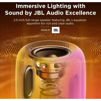 Govee Tischleuchte 2 RGBW Kabellose Lautsprecherlampe - JBL Sound