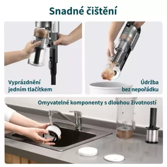Levoit LVAC-300 Plus 6in1 Aku Turbo Zyklon schwarz