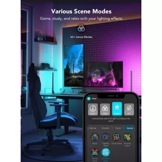 Govee Smart Gaming WiFi LED Panel   Smart Dual Controller Weiß