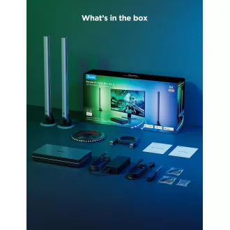Govee AI Sync Box Kit 2 Smart PC Beleuchtungsset 27-34" LED-Panels Govee AI Sync Box Kit 2 Smart PC Beleuchtungsset 27-34" LED-Panels