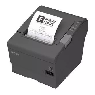 EPSON TM-T88V Kassendrucker, USB + seriell, dunkel, mit Netzteil EPSON TM-T88V Kassendrucker, USB + seriell, dunkel, mit Netzteil