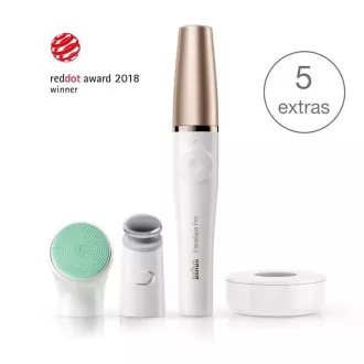 Braun FaceSpa Pro 913 Epilierer für Gesichtsepilation, 3in1, Revitalisierung, Hautstraffung