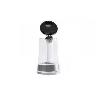 Orava VK-4017 W elektrischer Wasserkocher, 2200 W, 1,7 l, Glas, LED-Hintergrundbeleuchtung, automatische Abschaltung, weiß