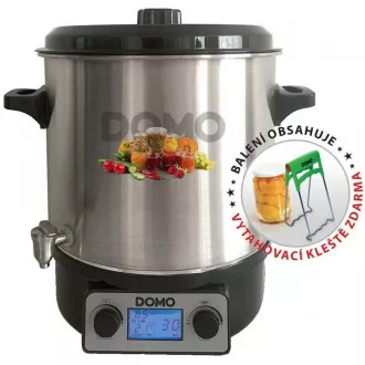 DOMO DO42326PC LCD-Kochtopf aus Edelstahl