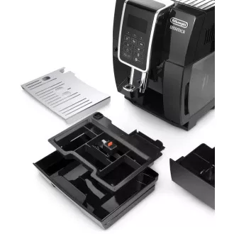 DeLonghi Dinamica ECAM 350.55.B Kaffeevollautomat, 15 bar, integriertes Mahlwerk, Milchsystem, Kaffeesatzbehälter DeLonghi Dinamica ECAM 350.55.B Kaffeevollautomat, 15 bar, integriertes Mahlwerk, Milchsystem, Kaffeesatzbehälter