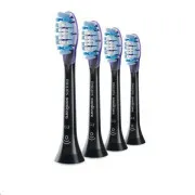 Philips HX9054/33 Sonicare G3 Premium Zahnfleischpflege, Ersatzköpfe, Standardköpfe, 4 Stück, einrastbar, schwarz