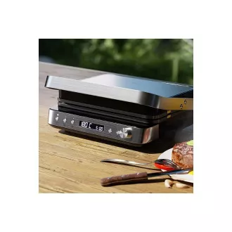 Orava Grillchef-3 elektrischer Kontaktgrill, 2000 W, LCD-Display, Timer, digitale Steuerung