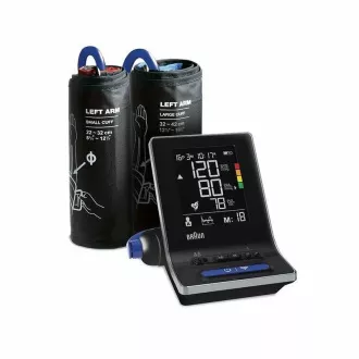 Braun ExactFit 5 CONNECT BUA6350 Arm-Blutdruckmessgerät, Arrhythmie-Erkennung, LCD-Display, Bluetooth Braun ExactFit 5 CONNECT BUA6350 Arm-Blutdruckmessgerät, Arrhythmie-Erkennung, LCD-Display, Bluetooth