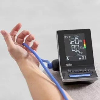 Braun ExactFit 5 CONNECT BUA6350 Arm-Blutdruckmessgerät, Arrhythmie-Erkennung, LCD-Display, Bluetooth Braun ExactFit 5 CONNECT BUA6350 Arm-Blutdruckmessgerät, Arrhythmie-Erkennung, LCD-Display, Bluetooth