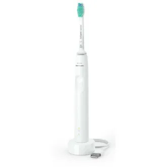 Philips Sonicare 3100 HX3671/13 elektrische Zahnbürste, 1 Modus, Timer, Drucksensor, weiß