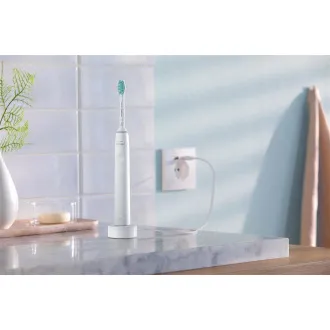 Philips Sonicare 3100 HX3671/13 elektrische Zahnbürste, 1 Modus, Timer, Drucksensor, weiß