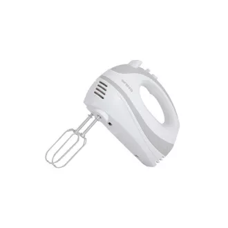 Orava SL-110 Handrührer, 300 W, 75 dB, 5 Geschwindigkeiten, Impulsschalter, grau/weiß