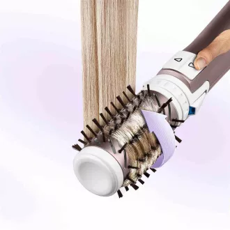 Rowenta CF9540F0 Brush Activ Premium Care Lockenstab, 1000 W, rotierend, Naturborsten, 2 Geschwindigkeiten und Temperaturen
