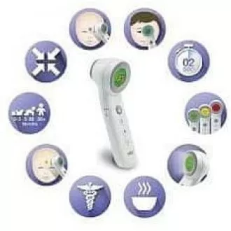 Braun BNT400B berührungsloses Thermometer, extrem empfindlicher Sensor, Age Precision Technologie, schwarz