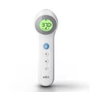 Braun BNT400WE berührungsloses Thermometer, Age Precision, Silent-Modus, hintergrundbeleuchtetes Display, weiß