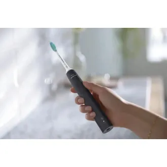Philips HX3675/15 Sonicare elektrische Zahnbürste, Schall, Timer, Drucksensor, 2 Stück, rosa und schwarz