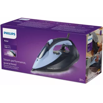 Philips 7000 Serie DST7041/20 Dampfbügeleisen, 2800 W, Tropfstopp, automatische Abschaltung, blau
