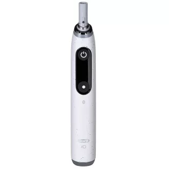 Elektrische Zahnbürste Oral-B iO 10 Stardust White, magnetisch, 7 Betriebsarten, Display, AI 3D Zahnoberflächenerkennung, weiß Elektrische Zahnbürste Oral-B iO 10 Stardust White, magnetisch, 7 Betriebsarten, Display, AI 3D Zahnoberflächenerkennung, weiß
