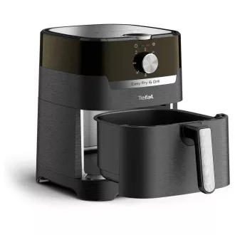 TEFAL EY501815 Easy Fry & Grill Heißluftfritteuse, Braten und Grillen, 4, 2 l, 1550 W, mechanische Steuerung, schwarz TEFAL EY501815 Easy Fry & Grill Heißluftfritteuse, Braten und Grillen, 4, 2 l, 1550 W, mechanische Steuerung, schwarz