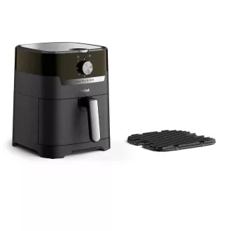 TEFAL EY501815 Easy Fry & Grill Heißluftfritteuse, Braten und Grillen, 4, 2 l, 1550 W, mechanische Steuerung, schwarz TEFAL EY501815 Easy Fry & Grill Heißluftfritteuse, Braten und Grillen, 4, 2 l, 1550 W, mechanische Steuerung, schwarz