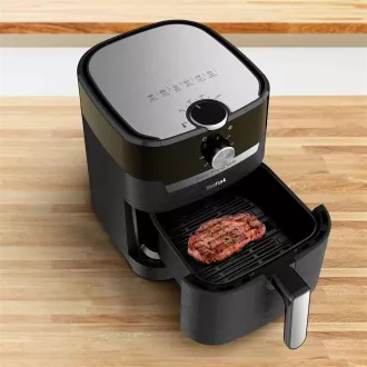 TEFAL EY501815 Easy Fry & Grill Heißluftfritteuse, Braten und Grillen, 4, 2 l, 1550 W, mechanische Steuerung, schwarz TEFAL EY501815 Easy Fry & Grill Heißluftfritteuse, Braten und Grillen, 4, 2 l, 1550 W, mechanische Steuerung, schwarz
