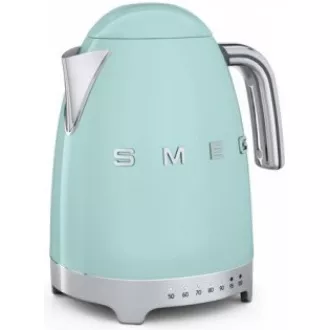 Smeg KLF04PGEU elektrischer Wasserkocher, 1, 7 l (7 Tassen), 2400 W, 50er Jahre Stil, Temperaturkontrolle, 7 Programme, pastellgrün Smeg KLF04PGEU elektrischer Wasserkocher, 1, 7 l (7 Tassen), 2400 W, 50er Jahre Stil, Temperaturkontrolle, 7 Programme, pastellgrün