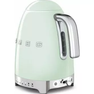 Smeg KLF04PGEU elektrischer Wasserkocher, 1, 7 l (7 Tassen), 2400 W, 50er Jahre Stil, Temperaturkontrolle, 7 Programme, pastellgrün Smeg KLF04PGEU elektrischer Wasserkocher, 1, 7 l (7 Tassen), 2400 W, 50er Jahre Stil, Temperaturkontrolle, 7 Programme, pastellgrün