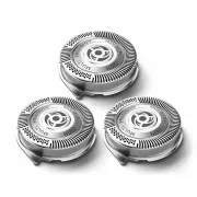 Philips SH50/50 Ersatzscherköpfe, Haltbarkeit 9 Millionen rasierte Haare, 3 Stück pro Packung