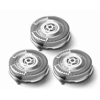 Philips SH50/50 Ersatzscherköpfe, Haltbarkeit 9 Millionen rasierte Haare, 3 Stück pro Packung - Unverpackt
