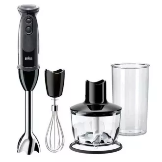 Braun MultiQuick 5 Vario MQ5235BK Stabmixer, 1000 W, 21 Geschwindigkeiten, Impulsschalter, Eiscrusher, schwarz Braun MultiQuick 5 Vario MQ5235BK Stabmixer, 1000 W, 21 Geschwindigkeiten, Impulsschalter, Eiscrusher, schwarz