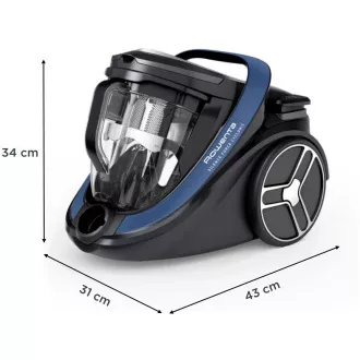 Rowenta RO7971EA Silence Force Cyclonic Effitech Animal beutelloser Staubsauger, 500 W, HEPA-Filter, für alle Bodenarten Rowenta RO7971EA Silence Force Cyclonic Effitech Animal beutelloser Staubsauger, 500 W, HEPA-Filter, für alle Bodenarten