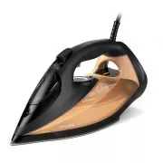 Philips DST7040/80 Dampfbügeleisen, 2800 W, automatische Abschaltung, Selbstreinigung, Berieselung, gold/schwarz