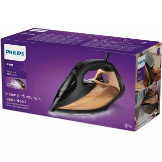 Philips DST7040/80 Dampfbügeleisen, 2800 W, automatische Abschaltung, Selbstreinigung, Berieselung, gold/schwarz Philips DST7040/80 Dampfbügeleisen, 2800 W, automatische Abschaltung, Selbstreinigung, Berieselung, gold/schwarz