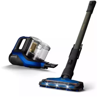 Philips 8000 Series XC8049/01 kabelloser Staubsauger, Stab, LED-Licht, PowerCyclone 10, blau Philips 8000 Series XC8049/01 kabelloser Staubsauger, Stab, LED-Licht, PowerCyclone 10, blau