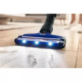 Philips 8000 Series XC8049/01 kabelloser Staubsauger, Stab, LED-Licht, PowerCyclone 10, blau Philips 8000 Series XC8049/01 kabelloser Staubsauger, Stab, LED-Licht, PowerCyclone 10, blau