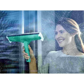 Leifheit 51120 Fenstermopp mit Teleskopstiel und Drehgelenk