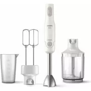 Philips Daily Collection ProMix HR2546/00 Stabmixer, 700 W, Turbo-Funktion, ergonomisches Design, weiß