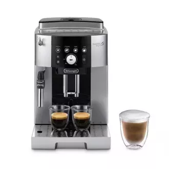DeLonghi Magnifica S Smart ECAM 250.23.SB Kaffeevollautomat, 1450 W, 15 bar, integriertes Mahlwerk, silber