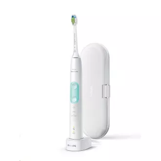 Philips HX6857/28 Sonicare ProtectiveClean 5100 Zahnbürste, 62000 Schwingungen/min, 3 Modi, Timer, Etui, weiß