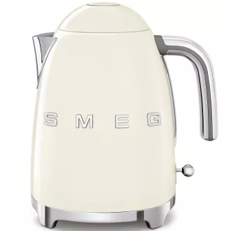 Smeg KLF03CREU elektrischer Wasserkocher, 1, 7 l, (7 Tassen), 2400 W, 1950er Stil, creme