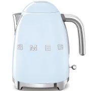 Smeg KLF03PBEU elektrischer Wasserkocher, 1, 7 l (7 Tassen), 2400 W, Stil der 1950er Jahre, pastellblau