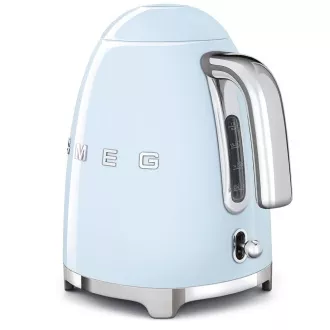 Smeg KLF03PBEU elektrischer Wasserkocher, 1, 7 l (7 Tassen), 2400 W, Stil der 1950er Jahre, pastellblau Smeg KLF03PBEU elektrischer Wasserkocher, 1, 7 l (7 Tassen), 2400 W, Stil der 1950er Jahre, pastellblau