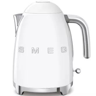 Smeg KLF03WHEU, elektrischer Wasserkocher, 1, 7 l, (7 Tassen), 2400 W, 1950er Jahre Stil, weiß Smeg KLF03WHEU, elektrischer Wasserkocher, 1, 7 l, (7 Tassen), 2400 W, 1950er Jahre Stil, weiß
