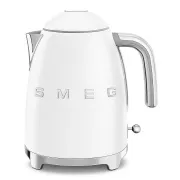 Smeg KLF03WHMEU, Wasserkocher, 1, 7 l, (7 Tassen), 2400 W, Stil der 1950er Jahre, mattweiß