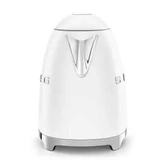 Smeg KLF03WHMEU, Wasserkocher, 1, 7 l, (7 Tassen), 2400 W, Stil der 1950er Jahre, mattweiß