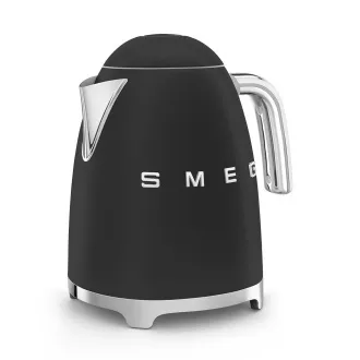 Smeg KLF03BLMEU, Wasserkocher, 1, 7 l, (7 Tassen), 2400 W, Stil der 1950er Jahre, mattschwarz